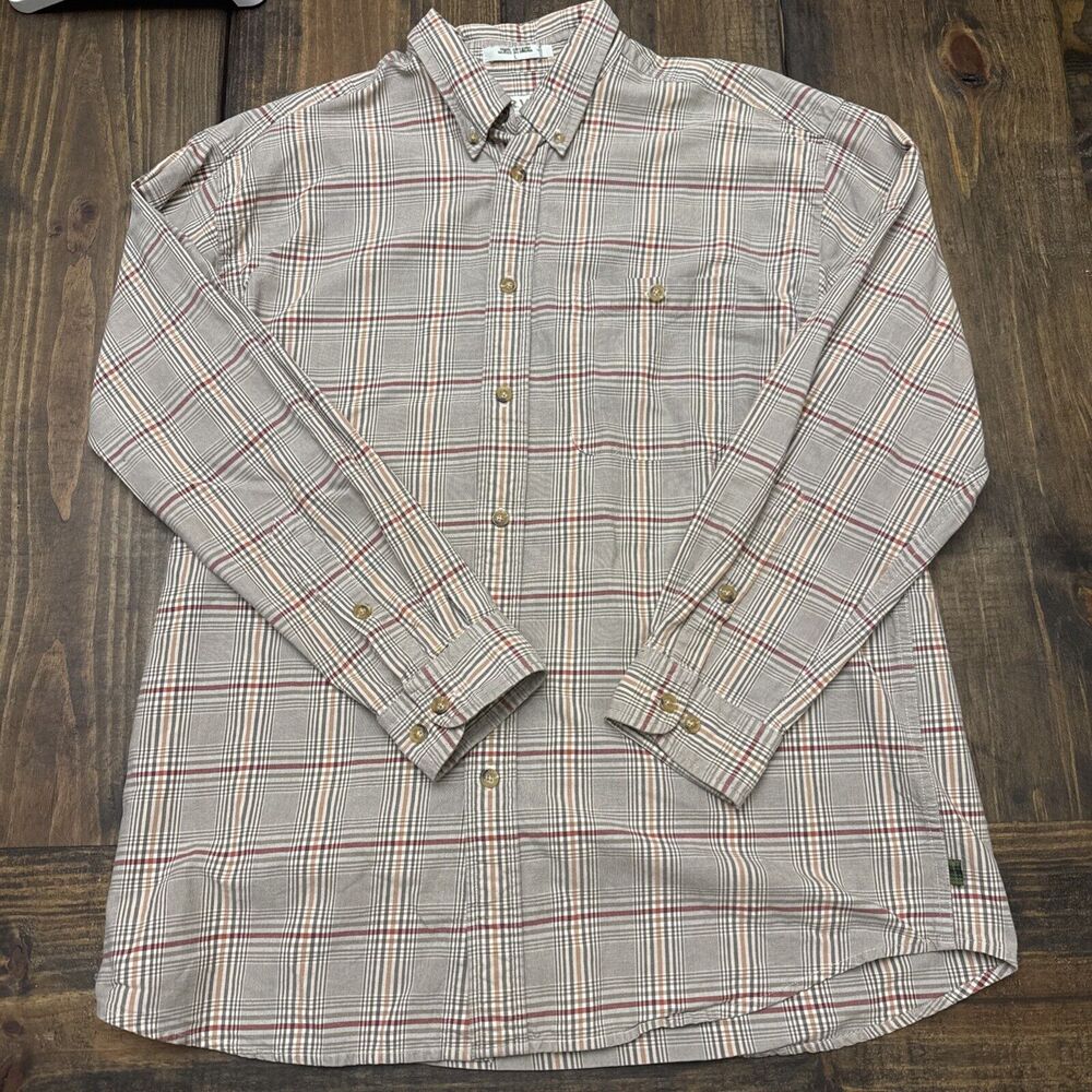 Orvis Gray Casual Button Down Shirt with Classic Style